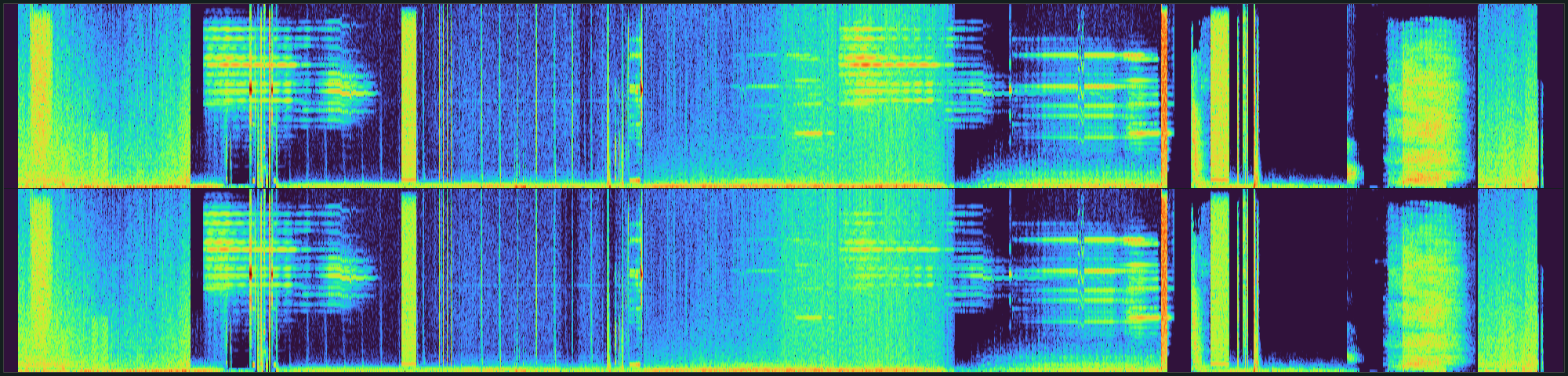 Spectrogramme du fichier audio