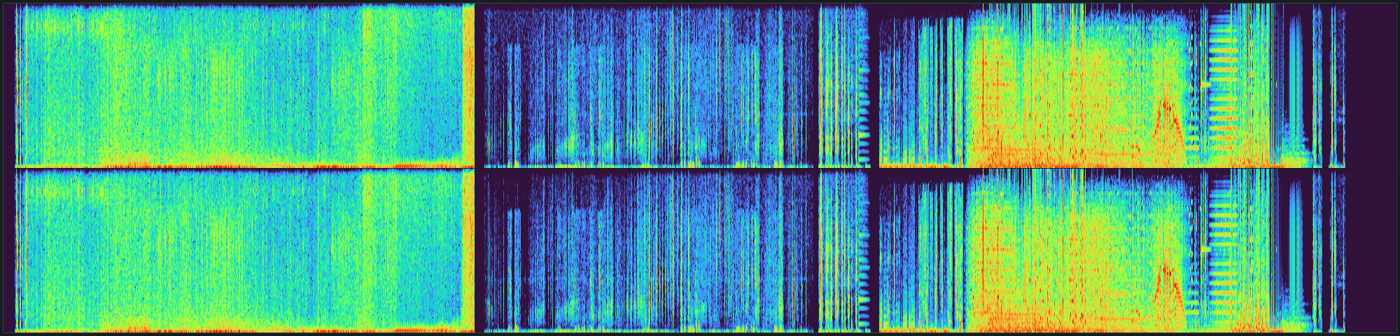 Spectrogramme du fichier audio