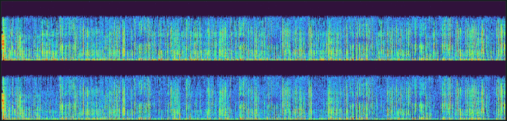 Spectrogramme du fichier audio