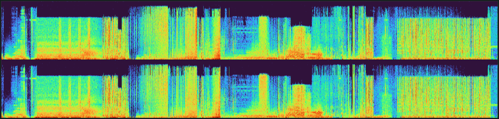 Spectrogramme du fichier audio