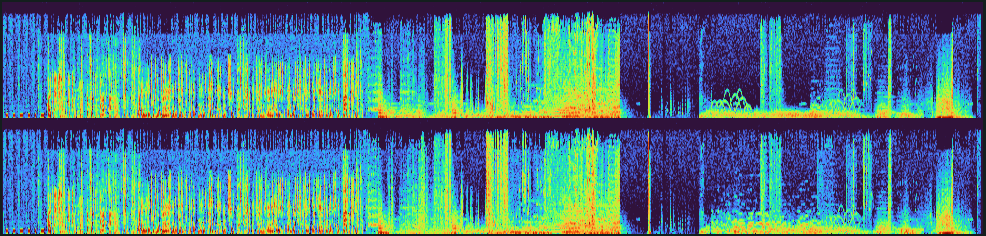Spectrogramme du fichier audio